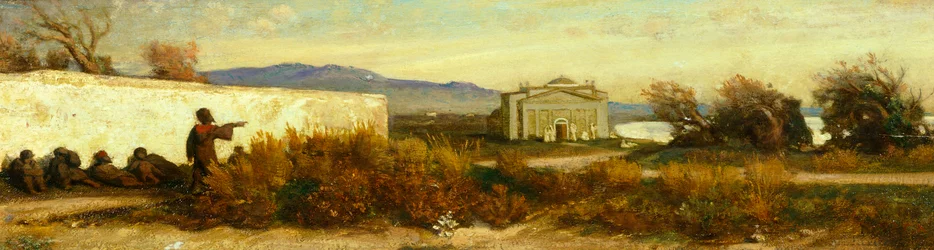 Turks Near a Temple, by Giovanni, known as Nino Costa