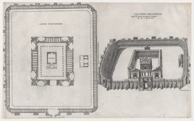 Speculum Romanae Magnificentiae: Castrum Praetorium, 1581