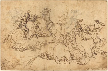 Soldiers Fighting