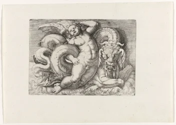 Putto Riding a Sea Monster