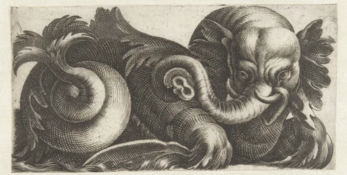 Sea Elephant with Leaf Ears (Friezes with Sea Monsters)