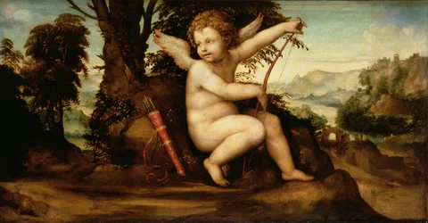 Cupid in a Landscape