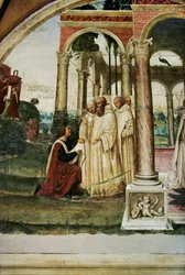 Saint Benedict Leaves Rome and His Teachers, Vita of Saint Benedict da Nurcia
