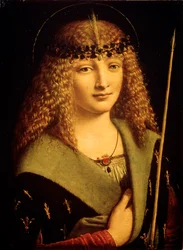 Portrait of a Youth as Saint Sebastian, c1500