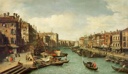 The Grand Canal near the Rialto Bridge, Venice