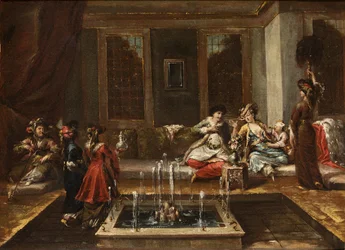 Armenian Interior or Orient Scene