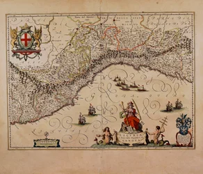 Map of Liguria Region
