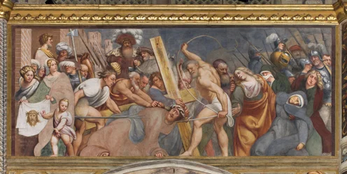 Central Aisle, Second South Span, Jesus Falls Under the Cross, Il Pordenone
