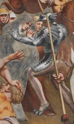 Central Aisle, First South Span, Christ Nailed to the Cross, The Pordenone