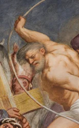 Central Nave, Second South Span, Jesus Falls Under the Cross, Il Pordenone