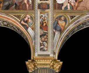 Central nave, Second and Third Spans South, IL Pordenone 1520, Busts with Prophets
