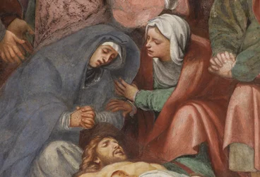 Counterfaccata, Il Pordenone, Deposition 1522 (detail)