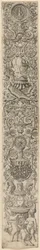 Four Children Playing, plate seven of Twelve Ornament Panels