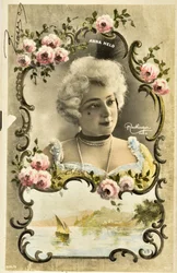 Postcard: Portrait of Anna Held, music hall artist