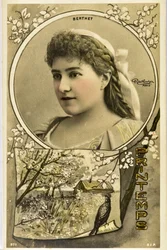 Postcard: Portrait of Berthet