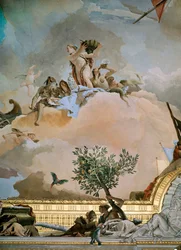 The Glory of Spain, Ceiling Fresco in the Throne-Room of the Royal Palace, Madrid