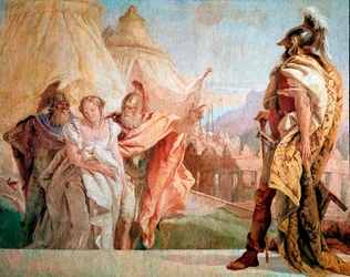 Iliad of Homer: Thaltybios and Eryrates Take Briseis to Agamemnon