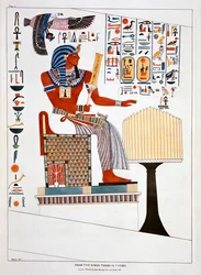 Mural from the Kings Tombs in Thebes, 1820