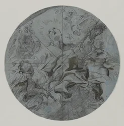 Apotheosis of a Saint (recto)