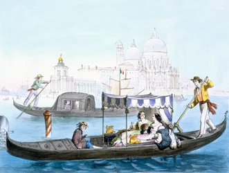 Venetian Gondola, c1850