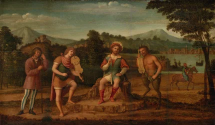 The Judgement of Midas. The Musical Contest Between Apollo and Marsyas