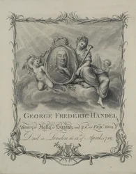 George Frideric Handel, Engraved by Francesco Bartolozzi, c.1790