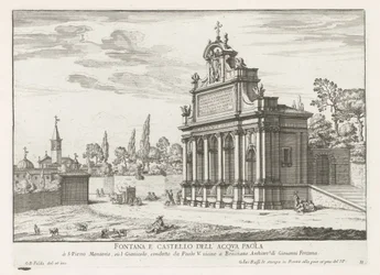 Fountain of Acqua Paola in Rome