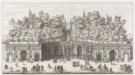 Teatro delle Acque in the Gardens of Villa Aldobrandini in Frascati (Fontane delle ville di Frascati)