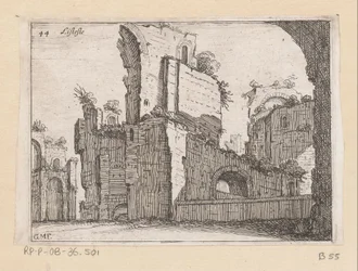Ruins of the Baths of Caracalla in Rome