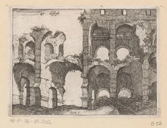 Ruins of the Colosseum in Rome (Views of Rome)