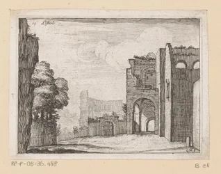 Ruins Near the Colosseum in Rome