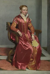 Portrait of a Lady. Alternative title: La Dama in Rosso