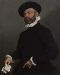 Portrait of a Man holding a Letter, c. 1570