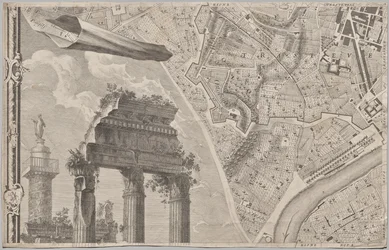 Nuova pianta di Roma by Giambattista Nolli, 1748, known as La Pianta Grande di Roma