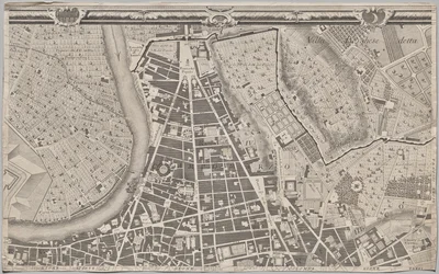 Nuova pianta di Roma by Giambattista Nolli, 1748, known as La Pianta Grande di Roma