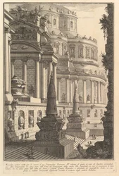 Ancient Mausoleum Erected for the Ashes of a Roman Emperor, ca. 1750