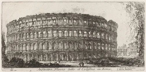 Flavian Amphitheater Known as the Colosseum