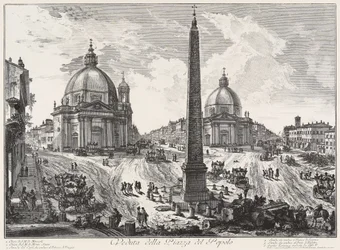 View of the Piazza del Popolo
