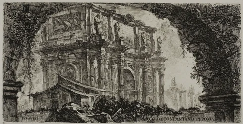 Arch of Constantine in Rome, Plate 9 from Some Views of Triumphal Arches and Other Monuments