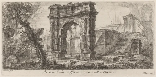 Arch of Pola in Istria