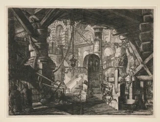 Carceri, XVI: The Pier with Chains