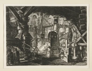 Carceri, XVI: The Pier with Chains
