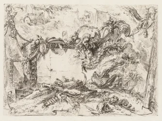 Groteschi: Ruins with Skulls and a Smoking Vase
