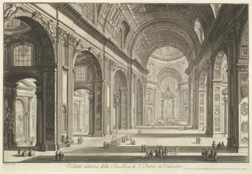 Interior view of St. Peter