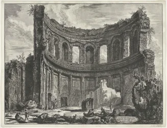 Small Palace in Villa Adriana at Tivoli (series title)
