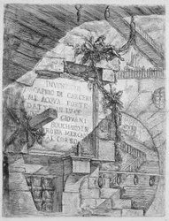 The Prisons of Invention, plate I: Title Plate
