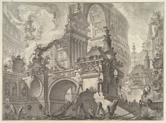 Parte di ampio magnifico Porto alluso degli antichi Romani, ca. 1749-50