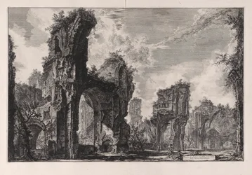 Ruins of the Xystus, or It Could Be of the Central Hall of the Antonine Baths from Views of Rome
