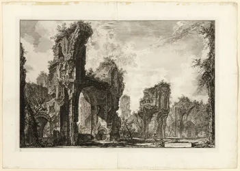 Ruins of the Xystus, the Central Hall of the Antonine Baths, from Views of Rome