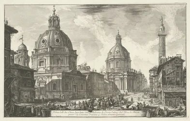 Santa Maria di Loreto and the Santissimo Nome di Maria in Rome